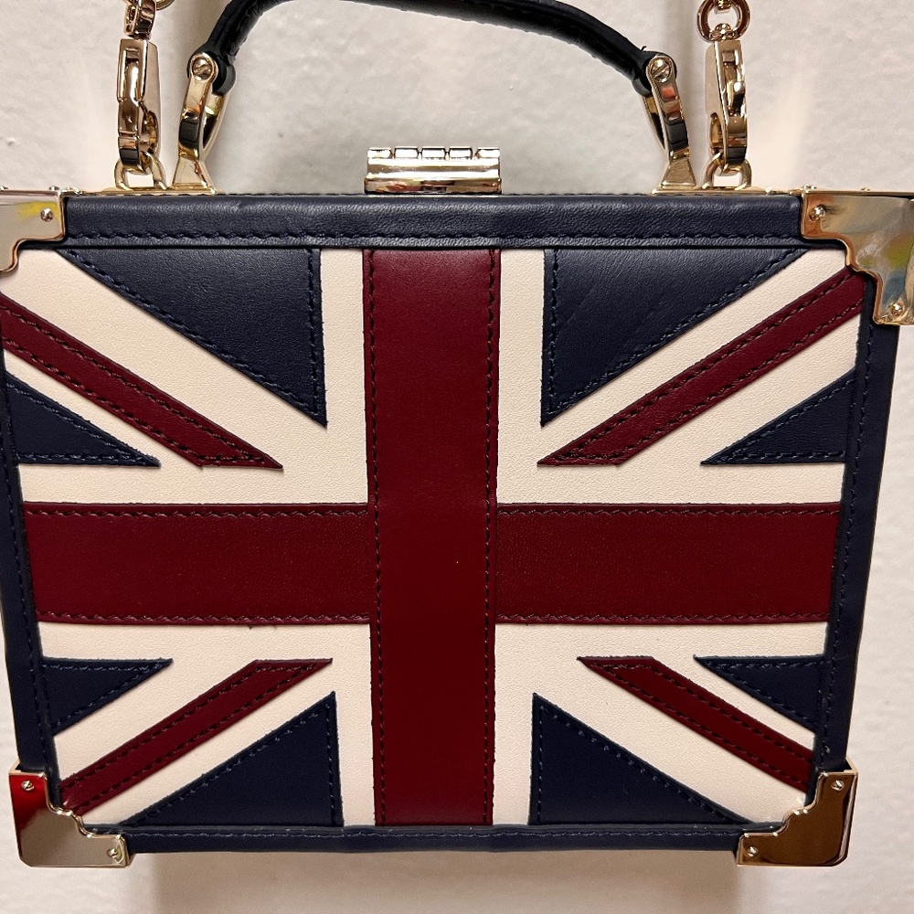 A MUST HAVE!! NEVER BEEN USED ASPINAL OF LONDON MULTI-COLOR LEATHER MINI BAG!!